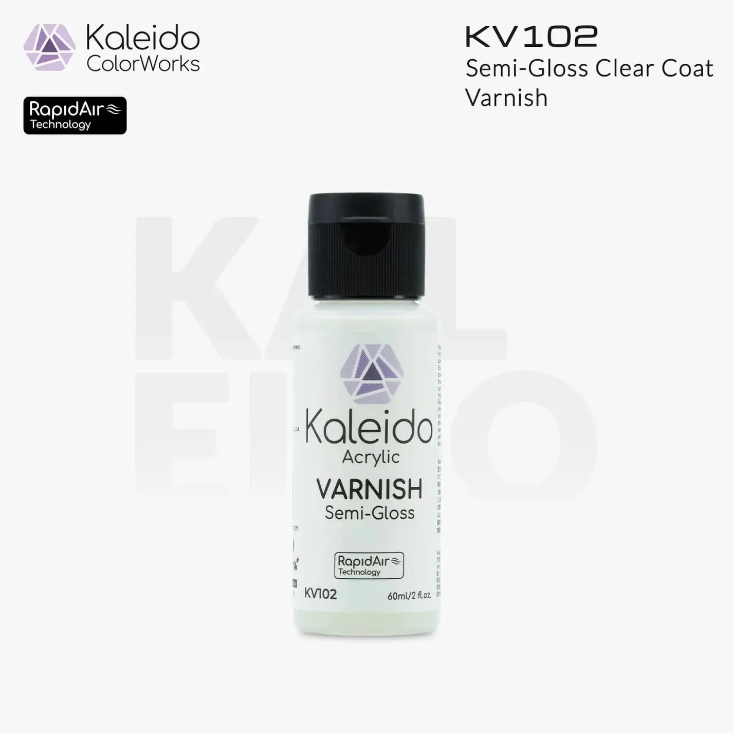 Clear Semi-Gloss Varnish 60ml by Gaahleri