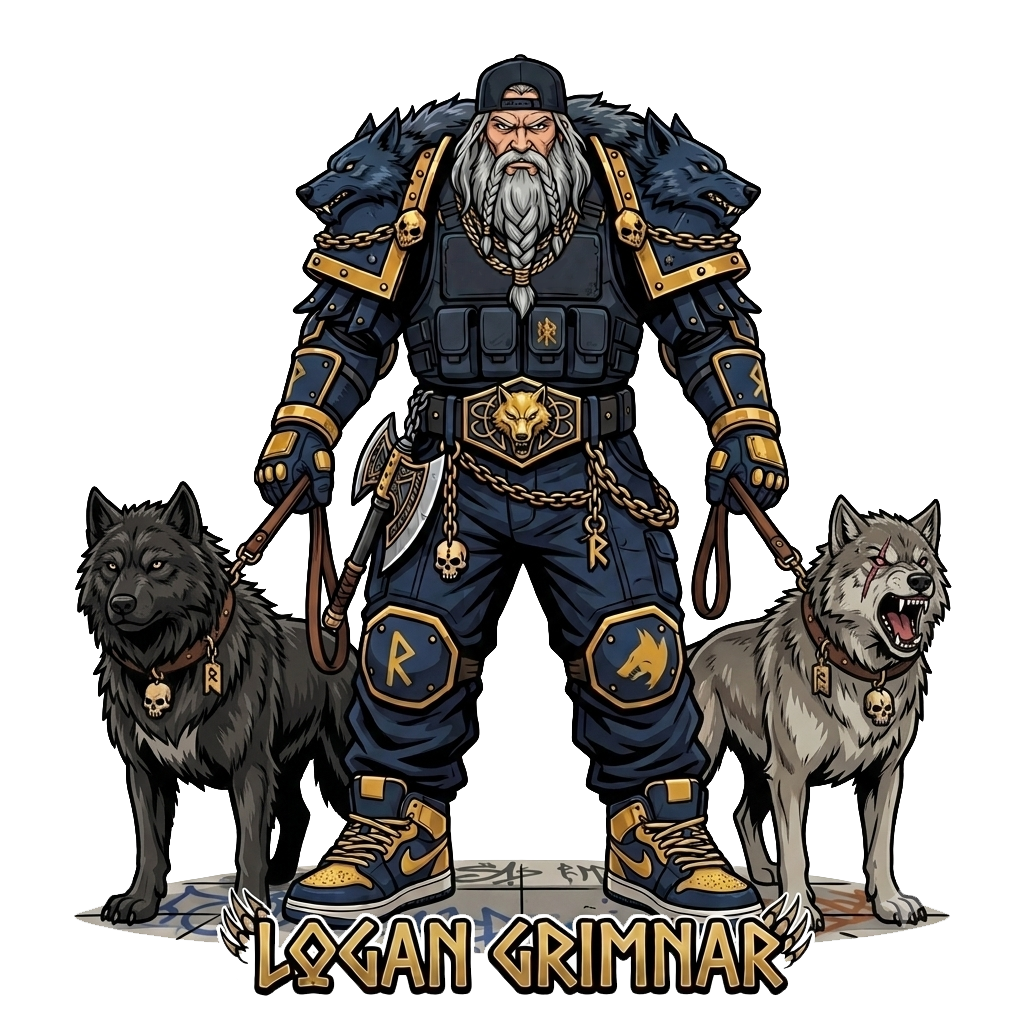 Leash Lord Vinyl Sticker | Tabletop Wargaming Decal – Battlebrush Games