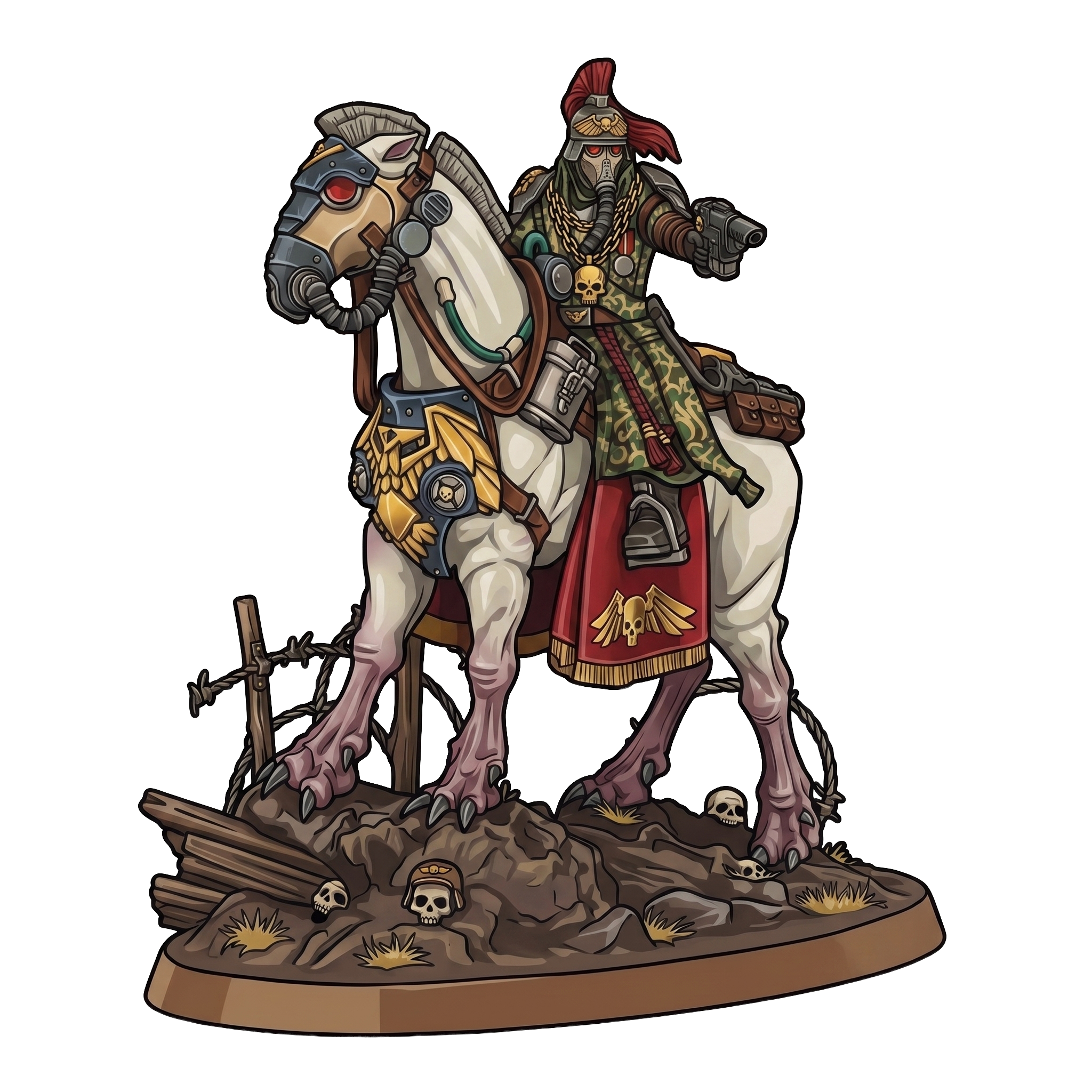 Pony Express Vinyl Sticker | Tabletop Wargaming Decal – Battlebrush Games