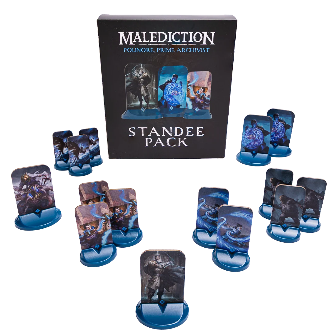 Malediction: Standee Pack - Polinore, Prime Archivist