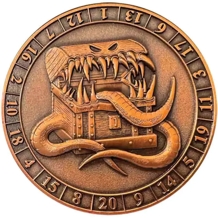d20 Mimic Coin by Goliath Coins