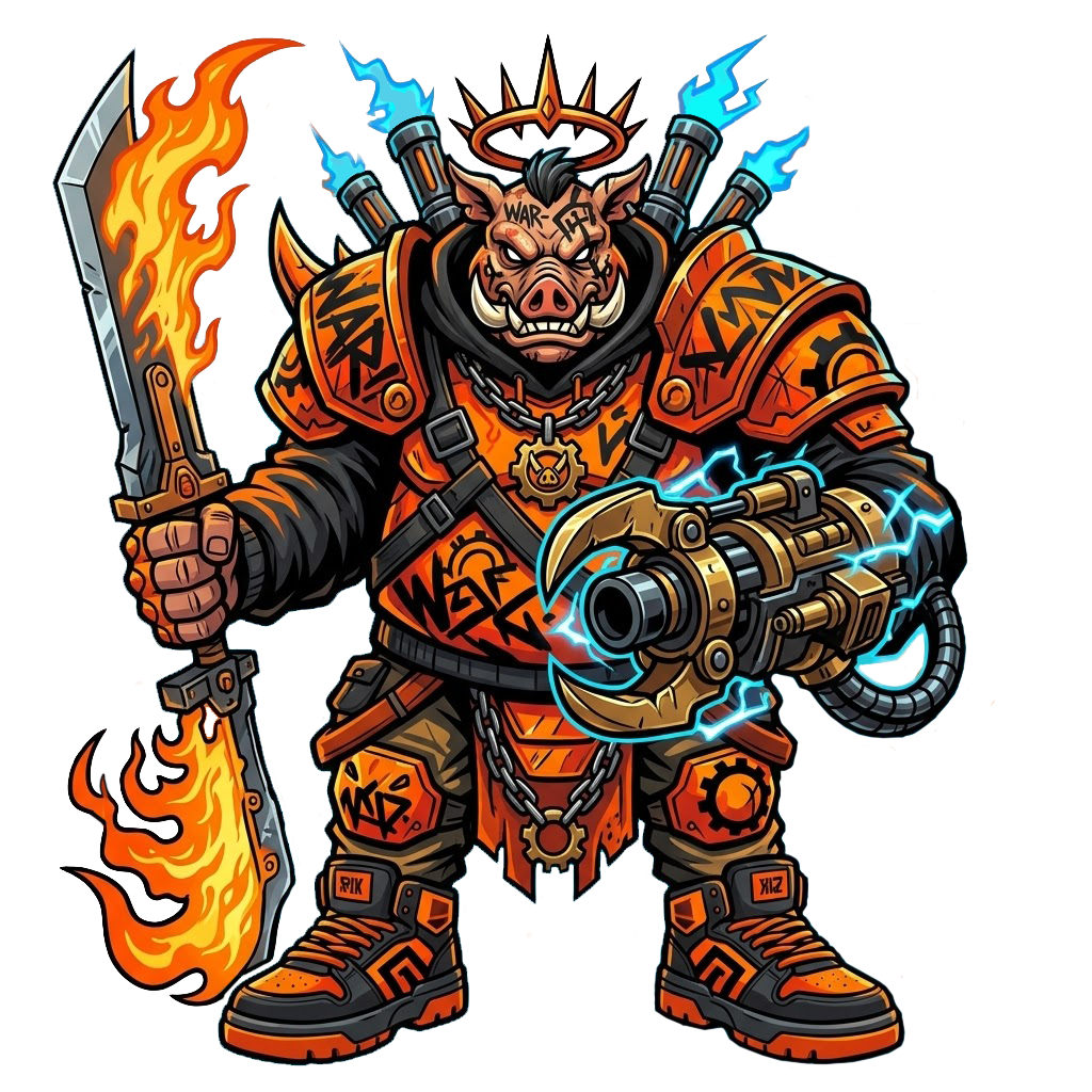 Wild Hog- Tabletop Gaming Sticker