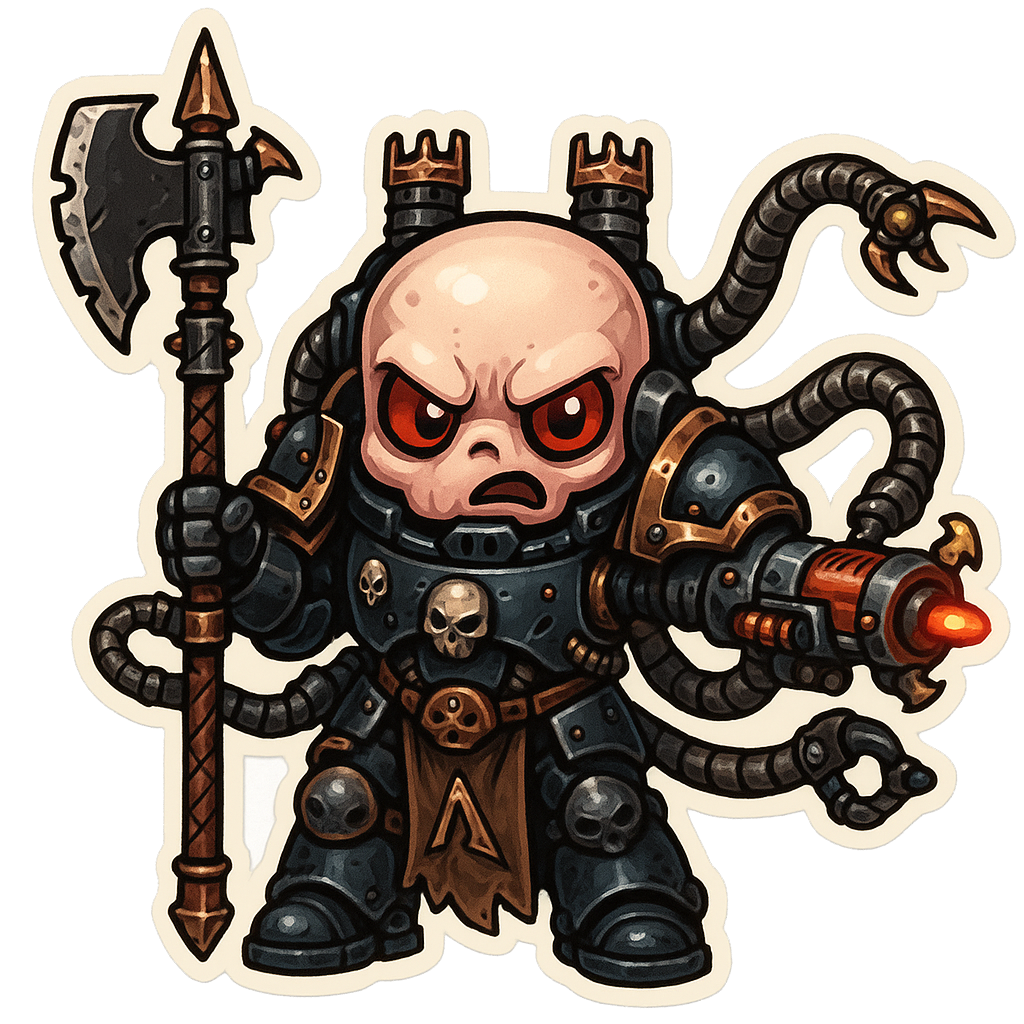 Forge Freak Sticker | Tabletop Wargaming Decal – Battlebrush Games